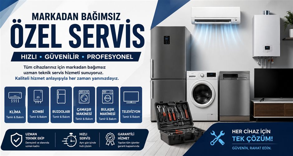 Eğirdir Esty Servisi — markadan bağımsız özel servis